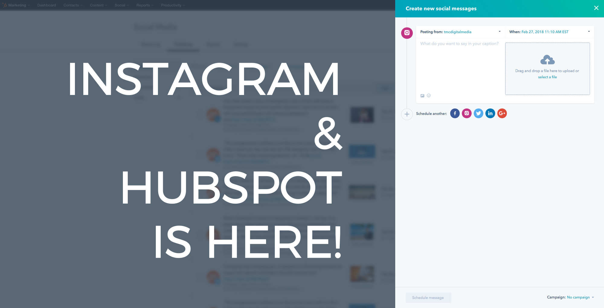 Tech Tip New Instagram Integration with HubSpot